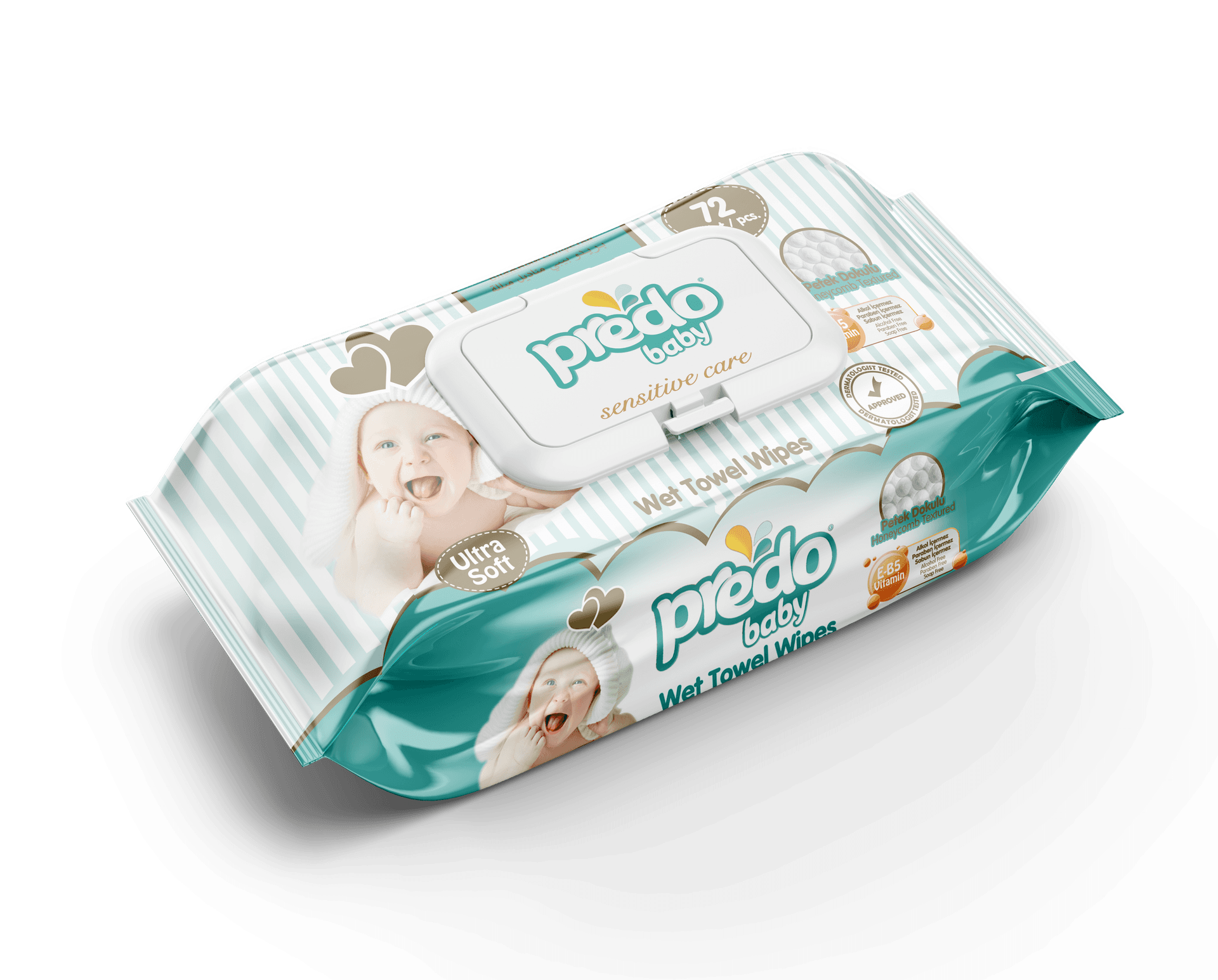 Predo Baby Peceta të Lagura 72