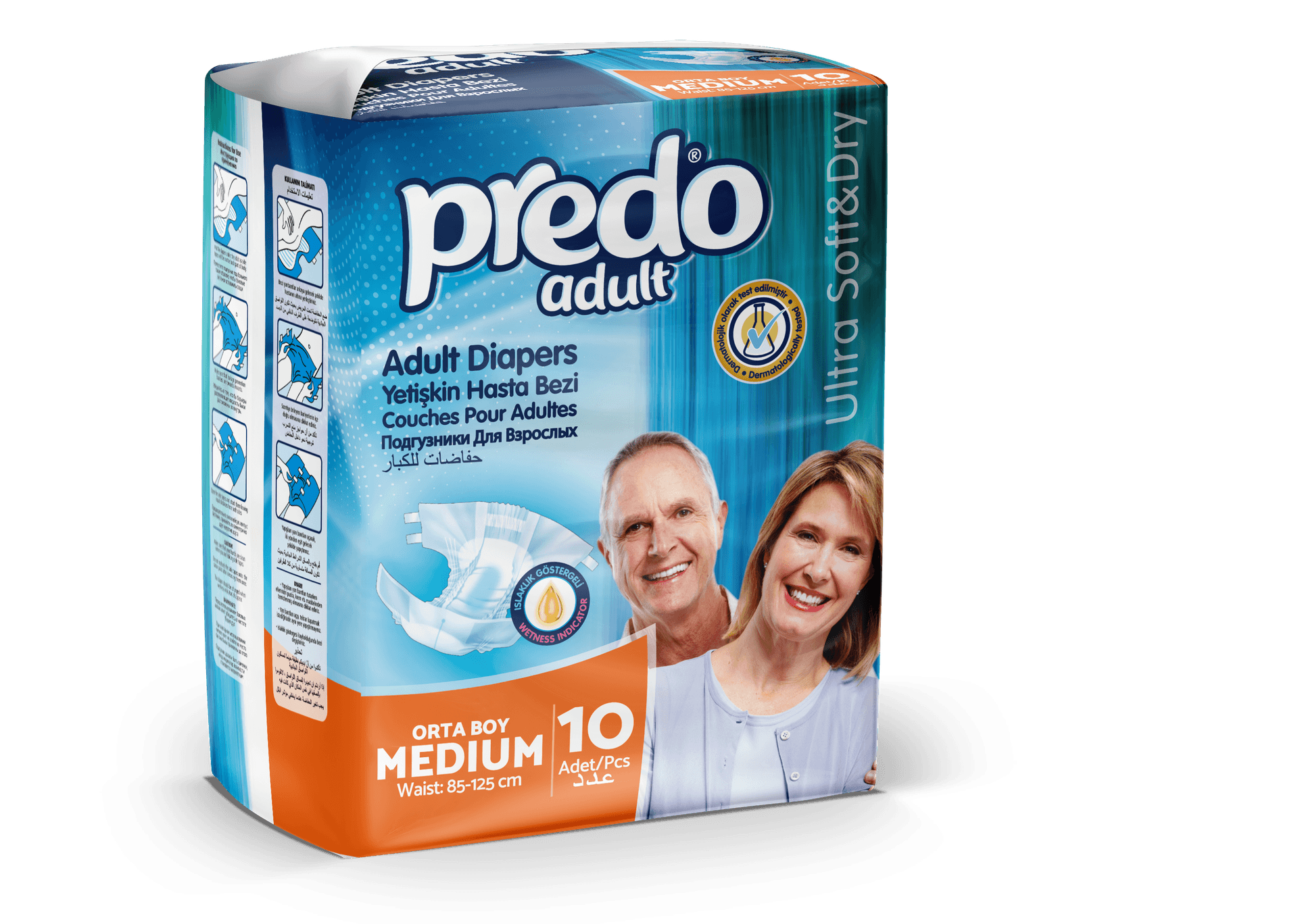Predo Adult Diapers Medium 10