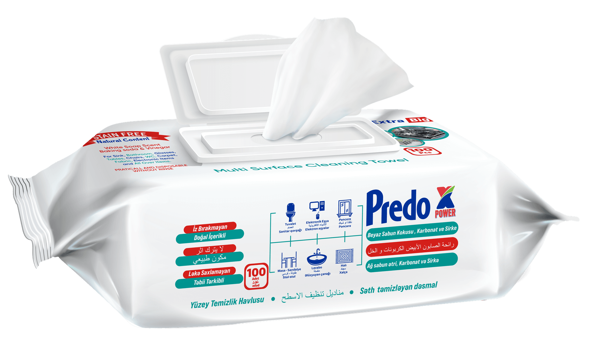 Predo XPower Peceta Pastrimi Sipërfaqesh Open Pack