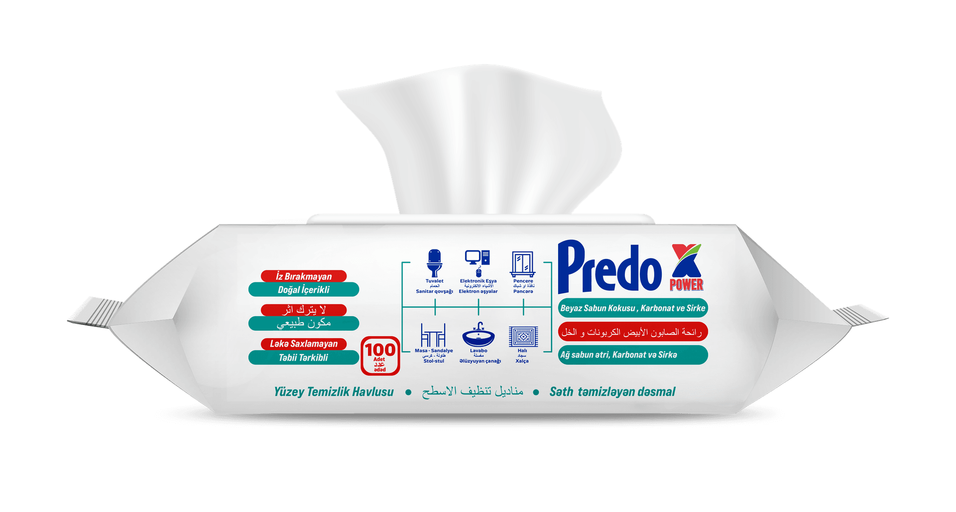Predo XPower Peceta Pastrimi Sipërfaqesh 100